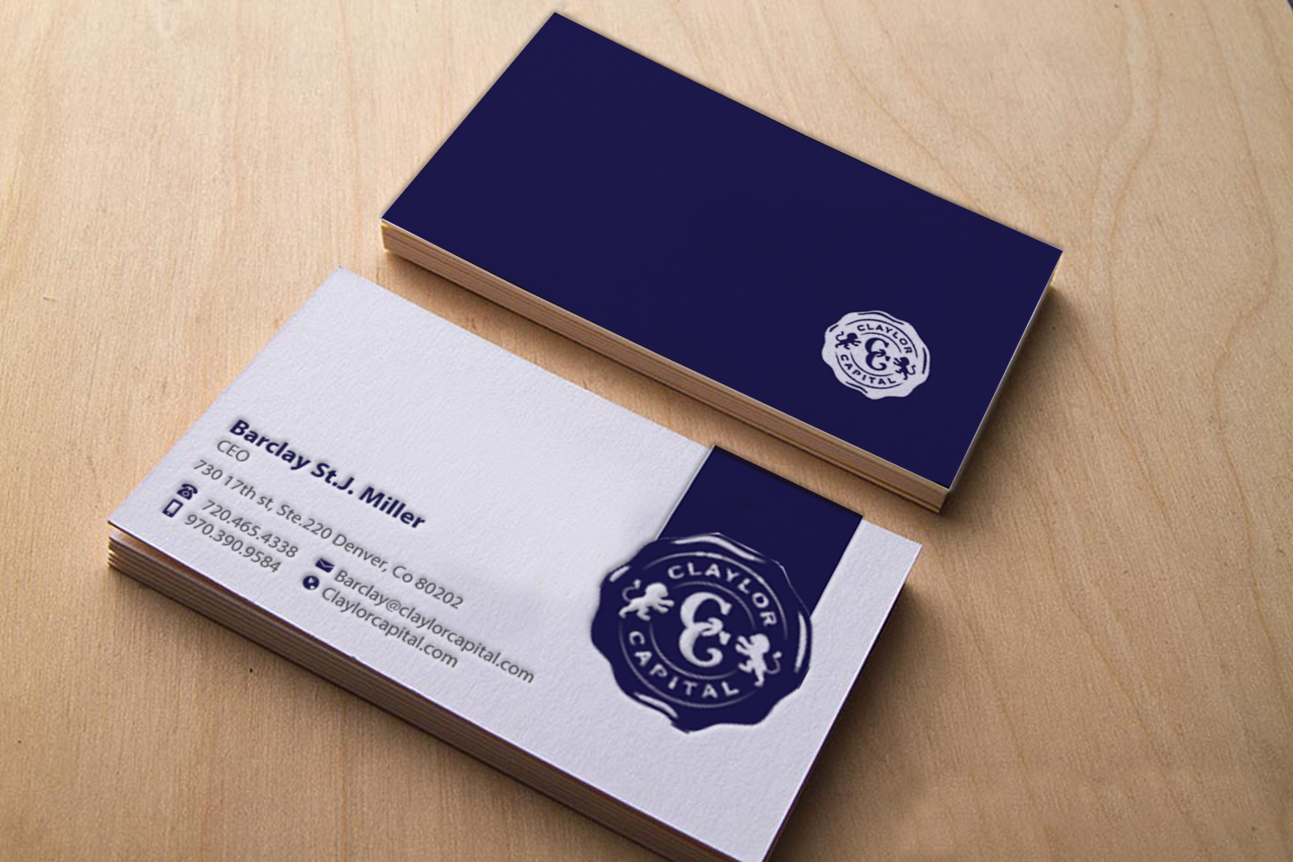 Business Card Design by chandrayaan.creative for Claylor Capital | Design #20631465