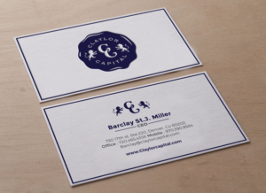 Diseño de Tarjeta de Presentación por chandrayaan.creative para Claylor Capital | Diseño: #20634220