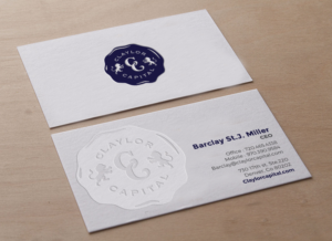 Claylor Capital LLC, new Business cards | Diseño de Tarjeta de Presentación por chandrayaan.creative