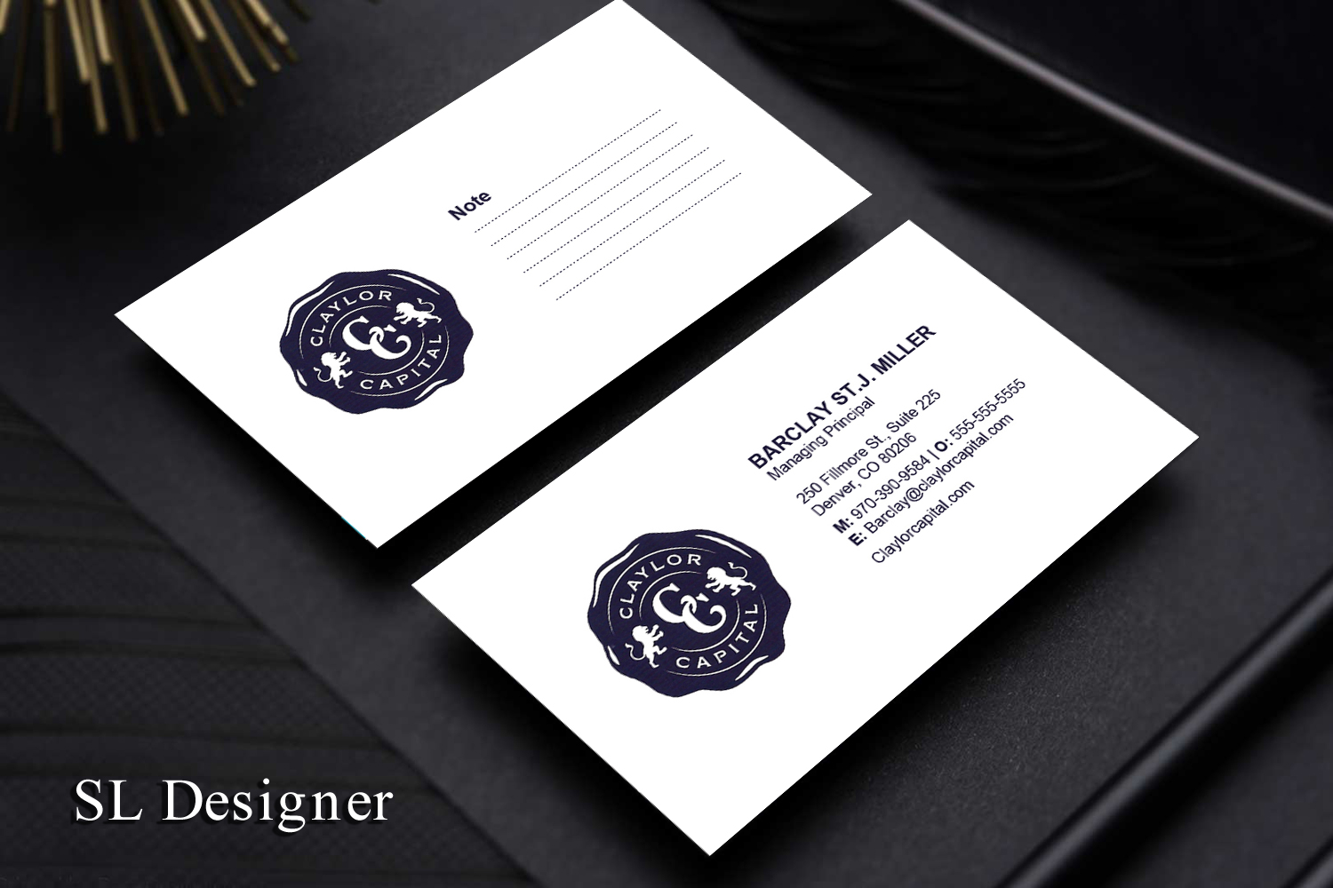 Business Card Design by SL Designer for Claylor Capital | Design #20631391
