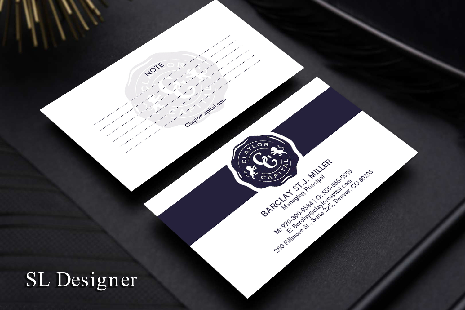 Diseño de Tarjeta de Presentación por SL Designer para Claylor Capital | Diseño #20631393
