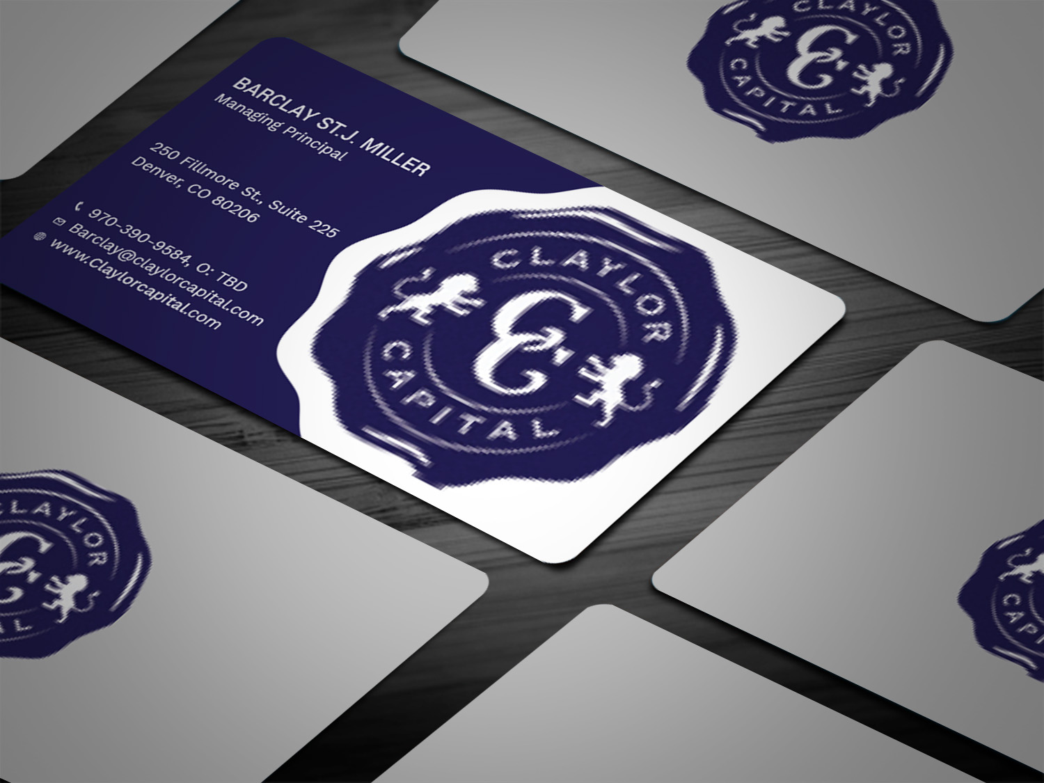 Business Card Design by Tripti Ranjan Gain for Claylor Capital | Design #20630535