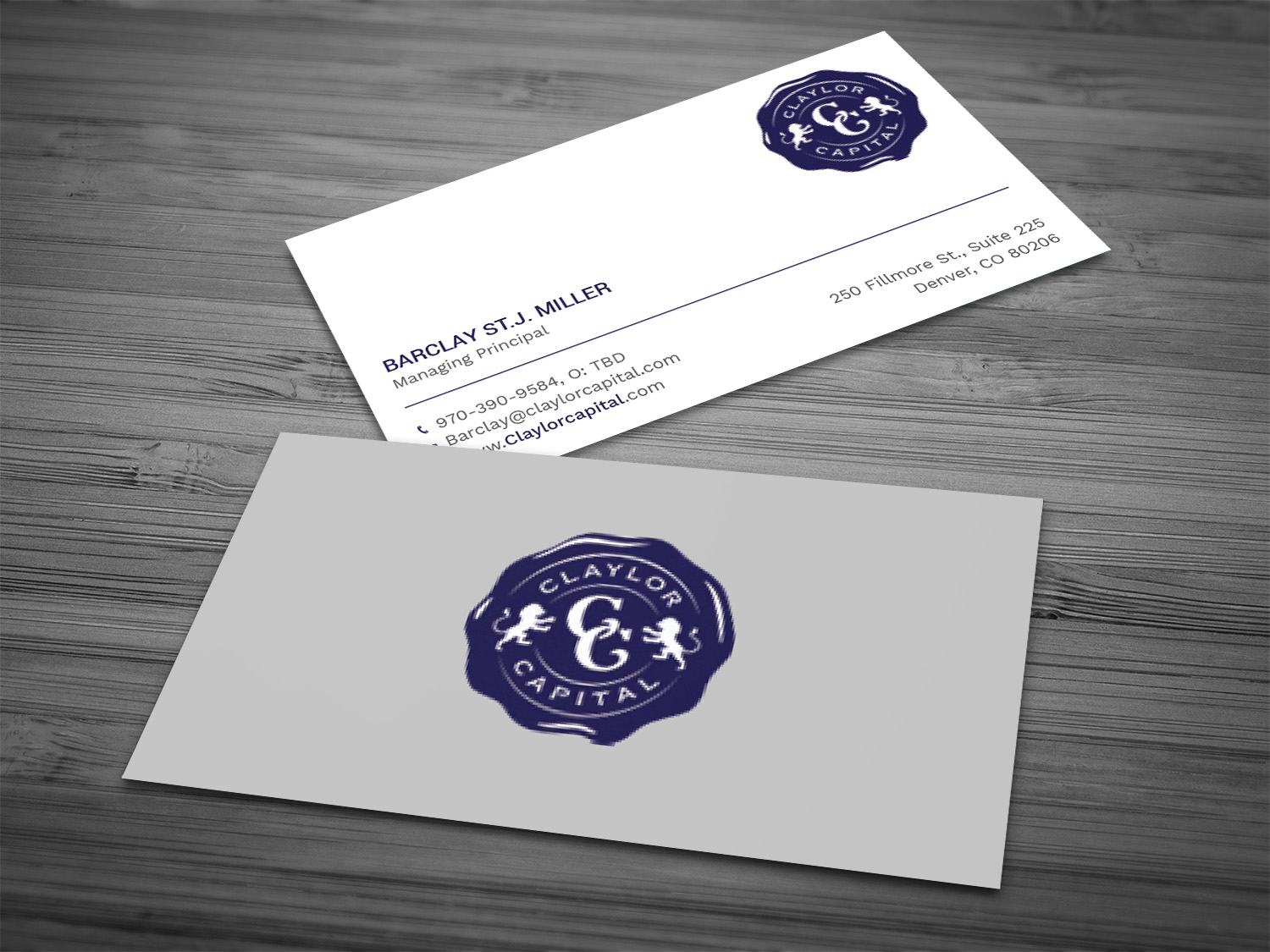 Business Card Design by Tripti Ranjan Gain for Claylor Capital | Design #20630539