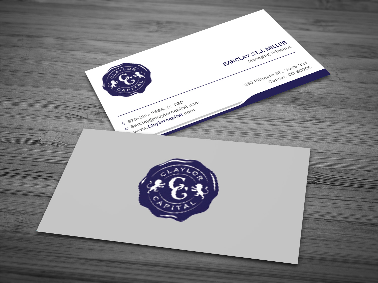 Business Card Design by Tripti Ranjan Gain for Claylor Capital | Design #20630542