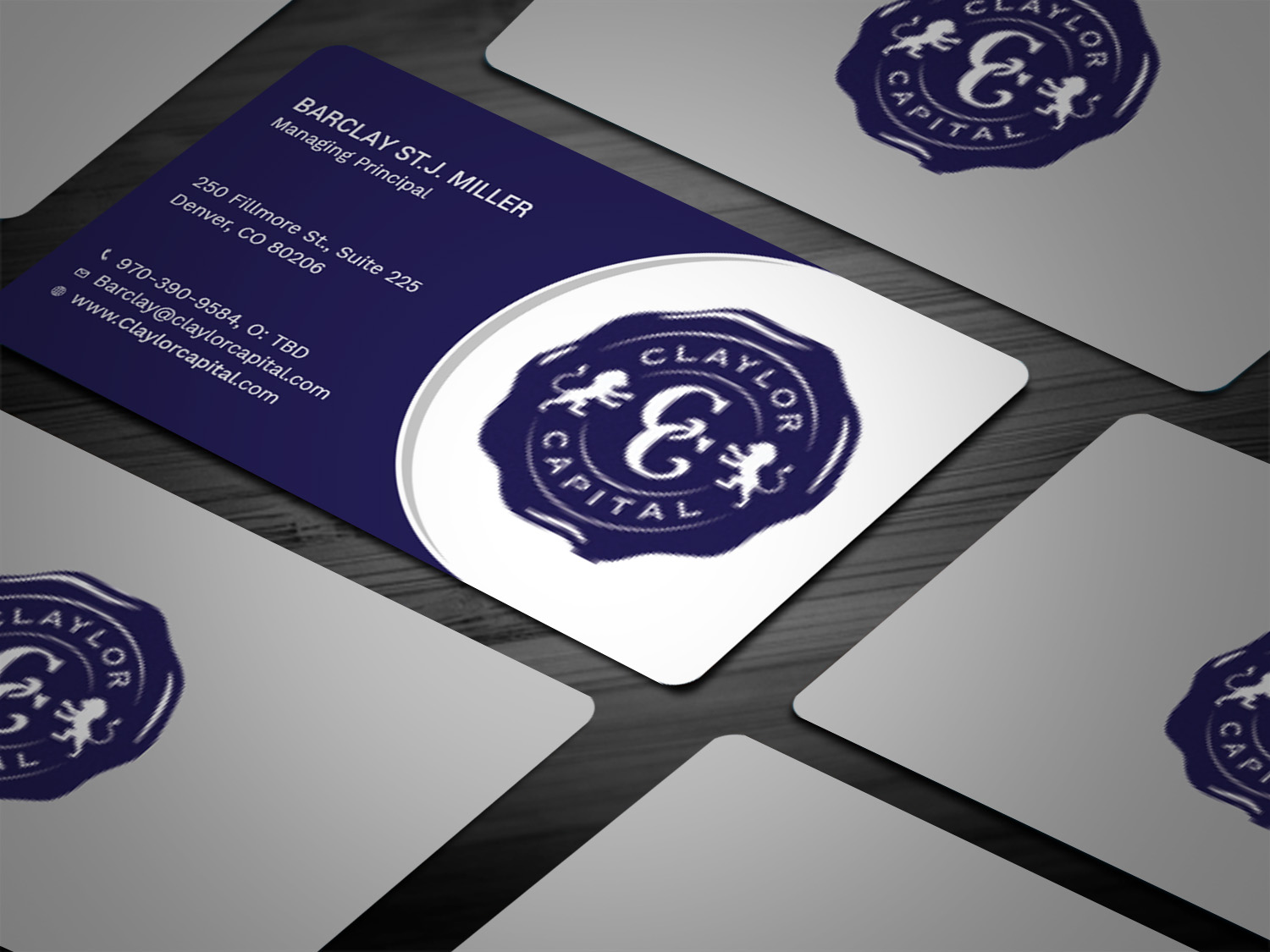 Business Card Design by Tripti Ranjan Gain for Claylor Capital | Design #20630551
