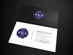Claylor Capital LLC, new Business cards | Diseño de Tarjeta de Presentación por Tripti Ranjan Gain