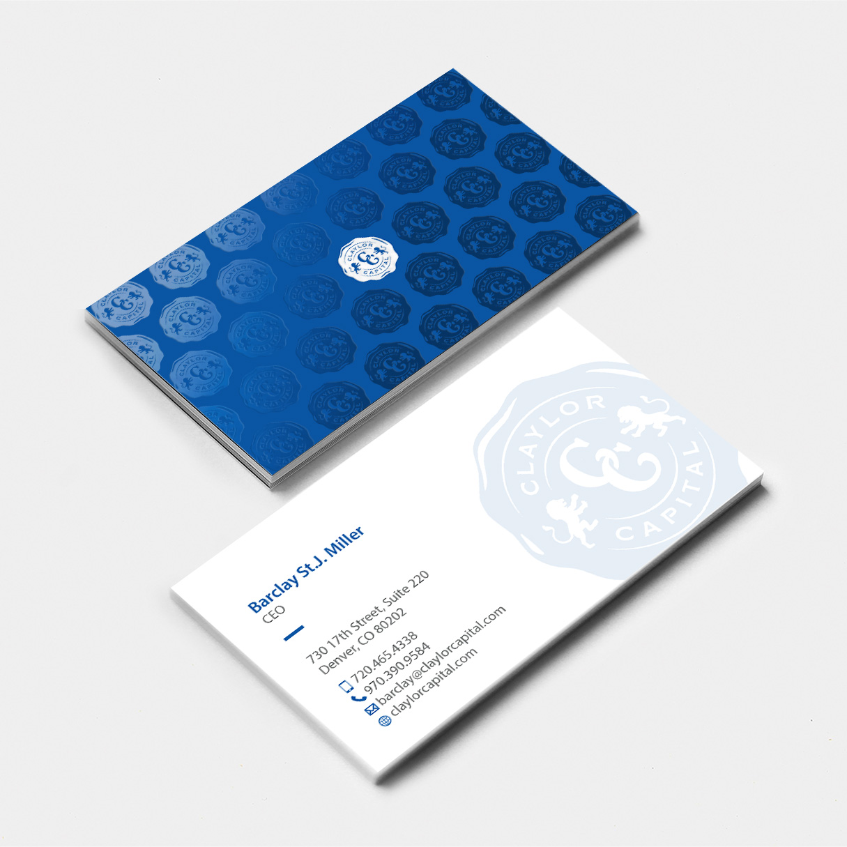 Business Card Design by MDesign for Claylor Capital | Design #20639368