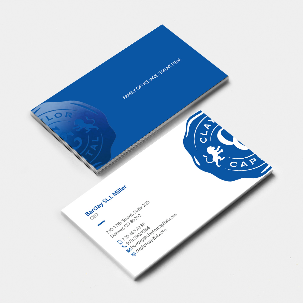 Business Card Design by MDesign for Claylor Capital | Design #20639369