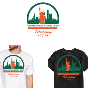 Mandarin High School Choir Trip T-Shirts | T-shirt Design by emptyboxgraphics