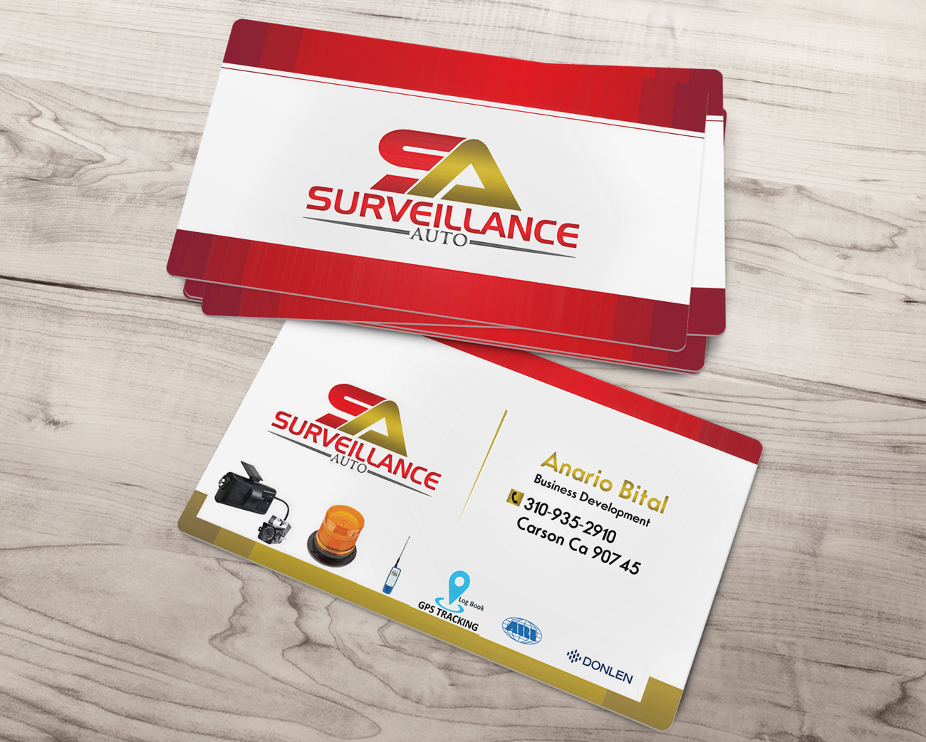 Business Card Design by Impressive Solutions for Surveillance Auto Installation | Design #20632290