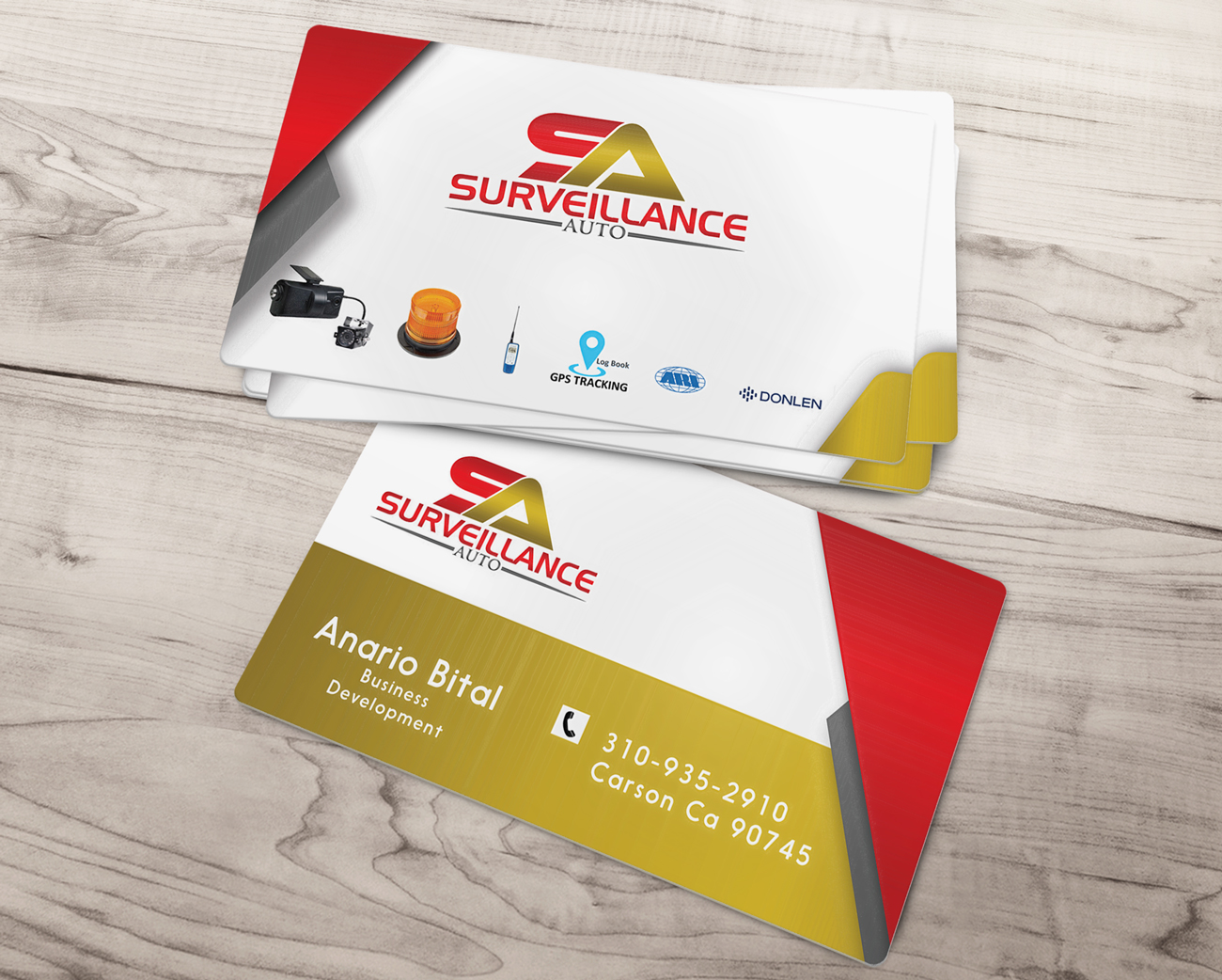 Business Card Design by Impressive Solutions for Surveillance Auto Installation | Design #20632291