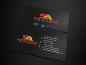 Visitenkarten-Design von Tripti Ranjan Gain für Surveillance Auto Installation | Design: #20631992