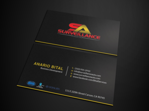 Visitenkarten-Design von Tripti Ranjan Gain für Surveillance Auto Installation | Design: #20632013