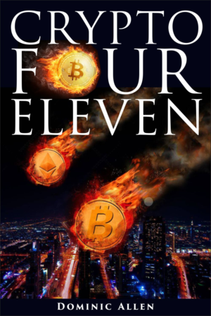 Design the cover for a new all inclusive e-book about crypto currency 