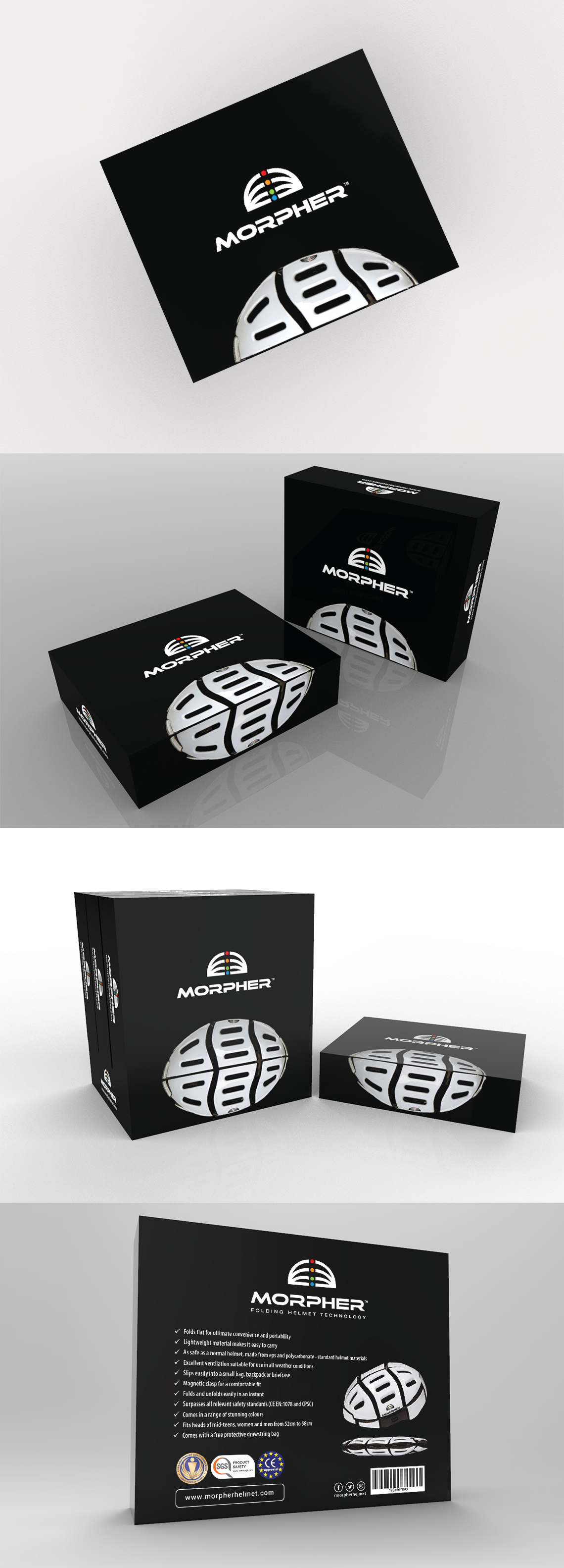Packaging Design by PointGrfx for Vigil Helmets Limited | Design #20638140