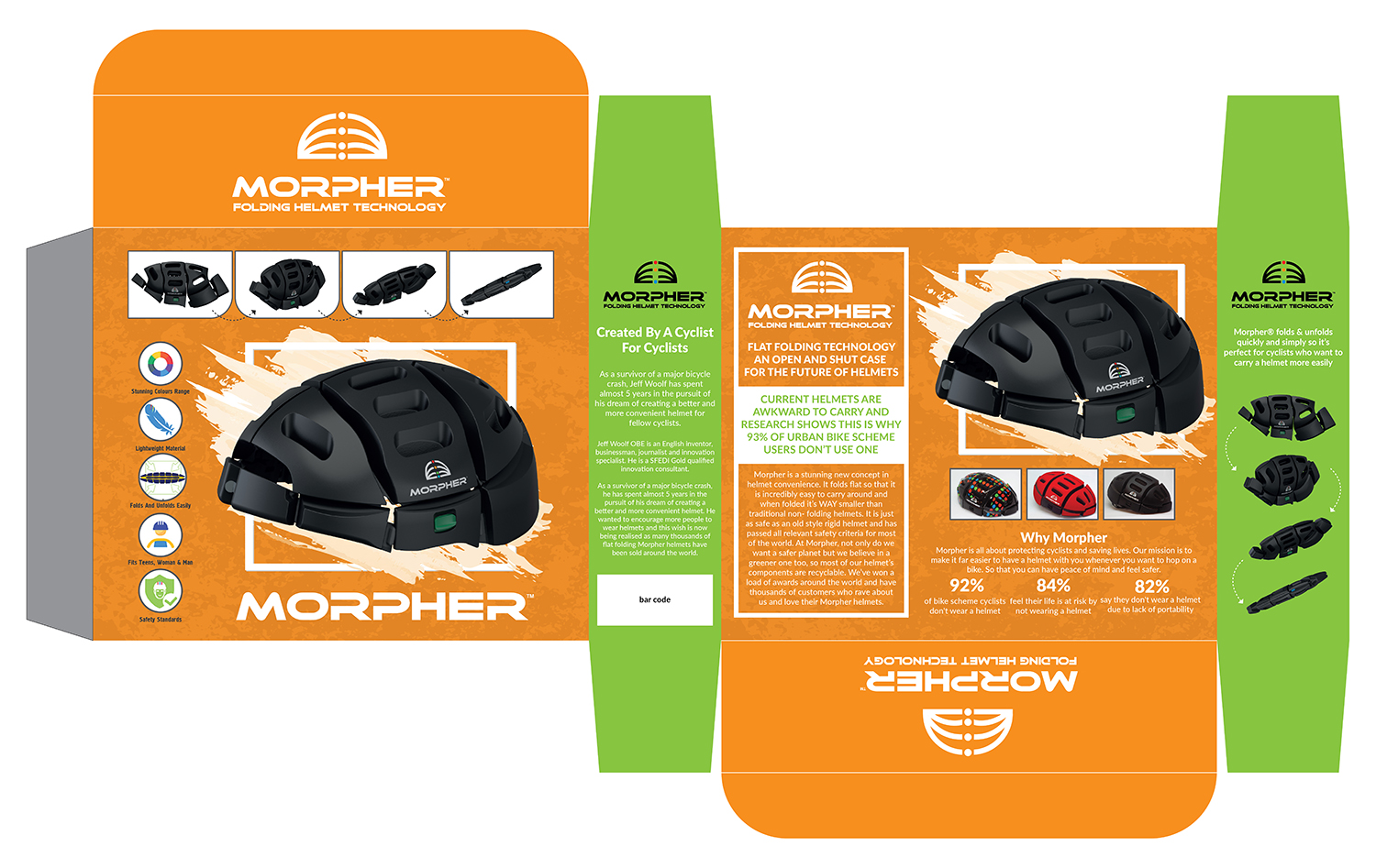 Packaging Design by Deziners Zone for Vigil Helmets Limited | Design #20638816