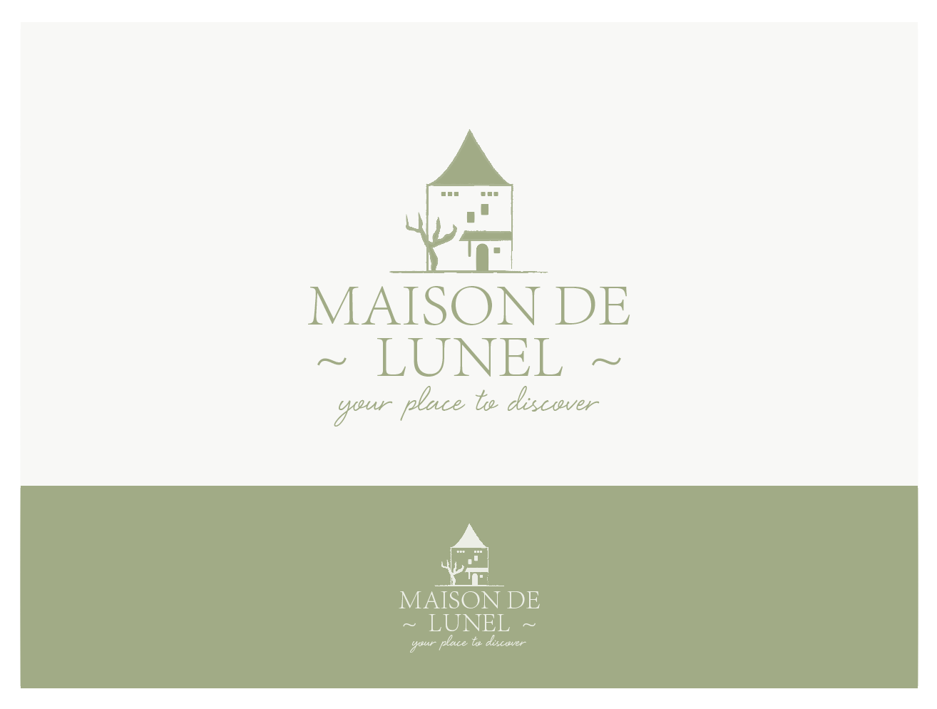 Logo Design by wonderland for Maison de Lunel | Design #20659017