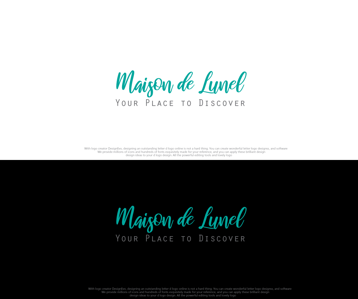 Logo Design by Vision Exalt Technology for Maison de Lunel | Design #20643936