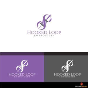 Hooked Loop Embroidery | Design de Logo par Graphic Bricks