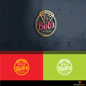 Bob’s Pizza | Logo Design by Graphic Bricks