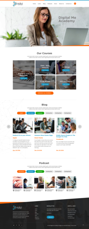 Web Design by pb for this project | Design: #20639950