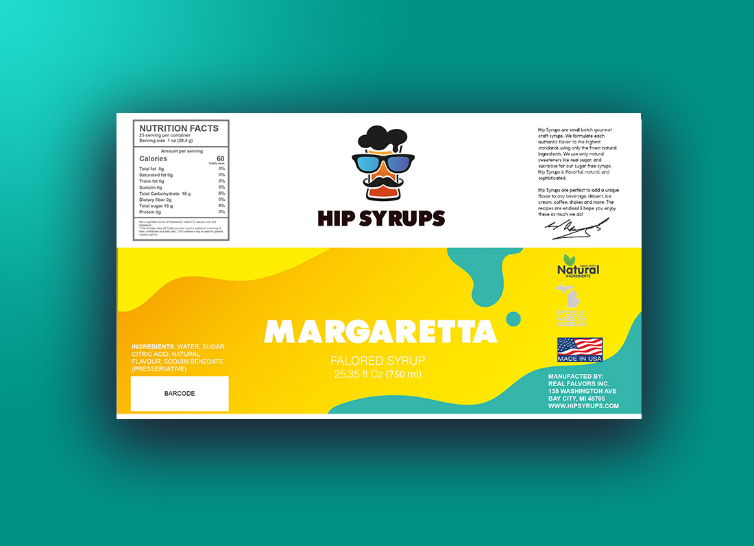 Label Design by Design Paul for Real Flavors | Design #20640519