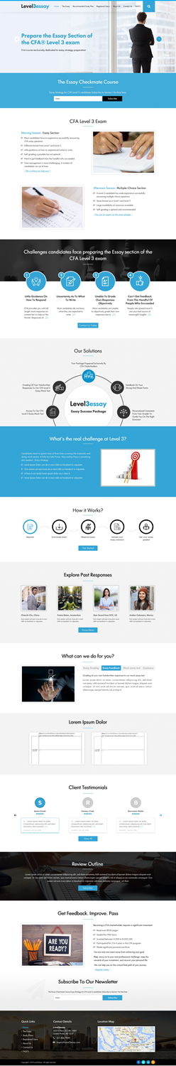Wordpress Design by Sbss for Corles | Design #20664794