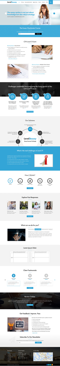 Wordpress Design by Sbss for Corles | Design #20664796