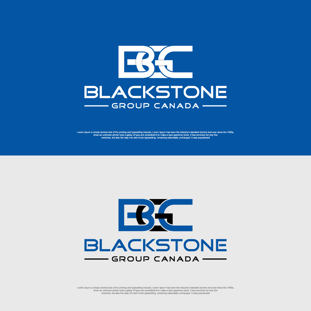 Logo Design by sushsharma99 for Blackstone Group Canada Inc. | Design #20658997