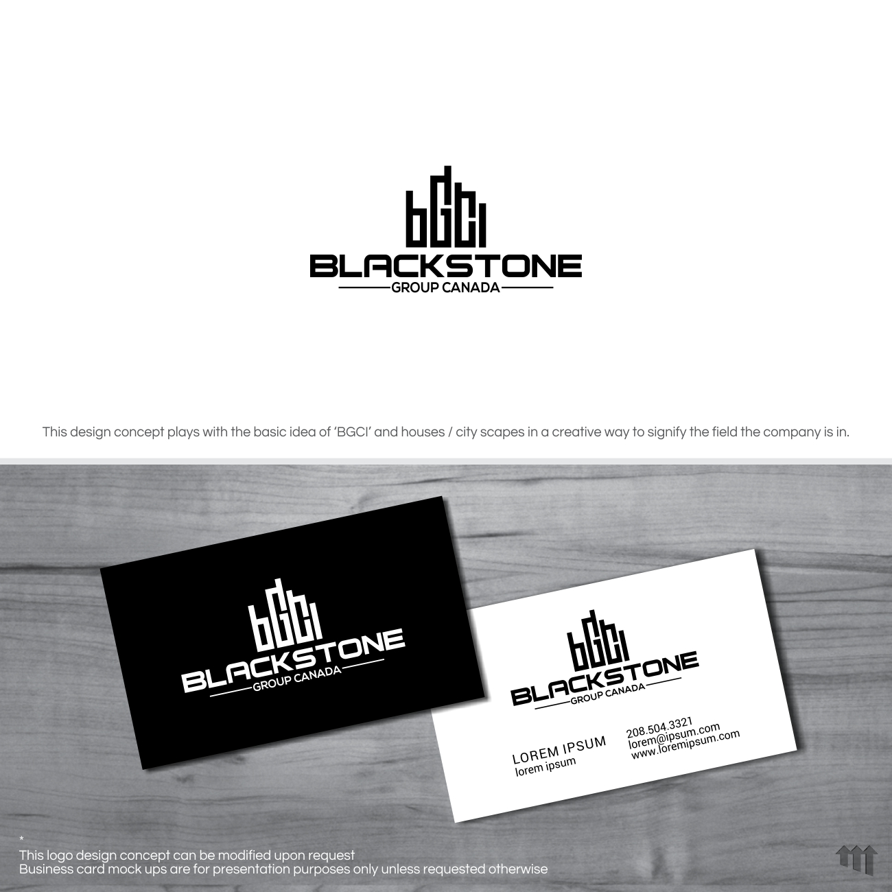 Logo Design by MBARO for Blackstone Group Canada Inc. | Design #20651573