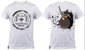 Disaster Dogs Brewing Wrecking Ball Design | Design de T-shirt par creative gravity
