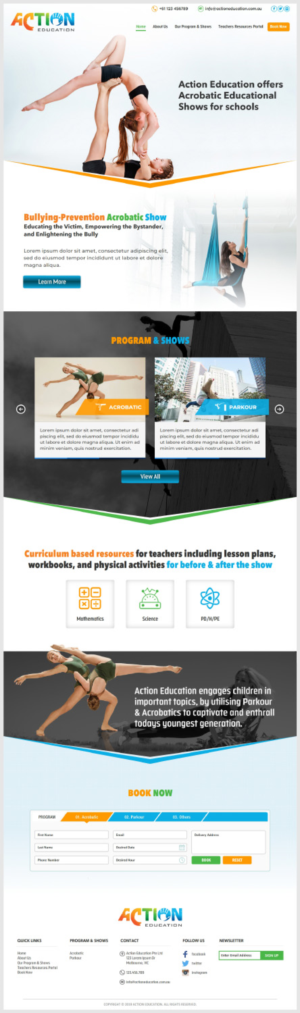 Website needed for Entertainment Company [Wordpress & Mobile Site] (Contest) | Diseño Web por -Marc-