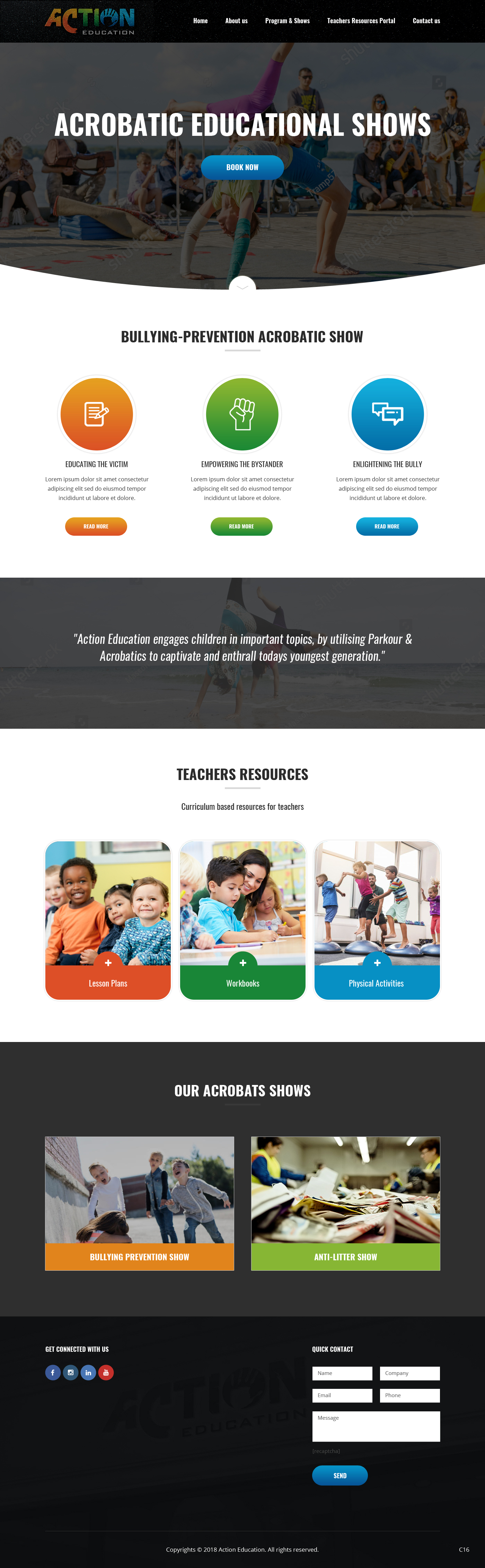 Web Design by pb for Action Reaction Entertainment | Design #20649513