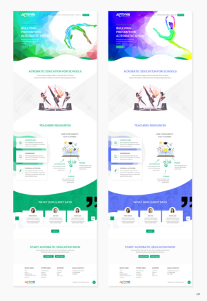 Web Design by pb for Action Reaction Entertainment | Design: #20649515