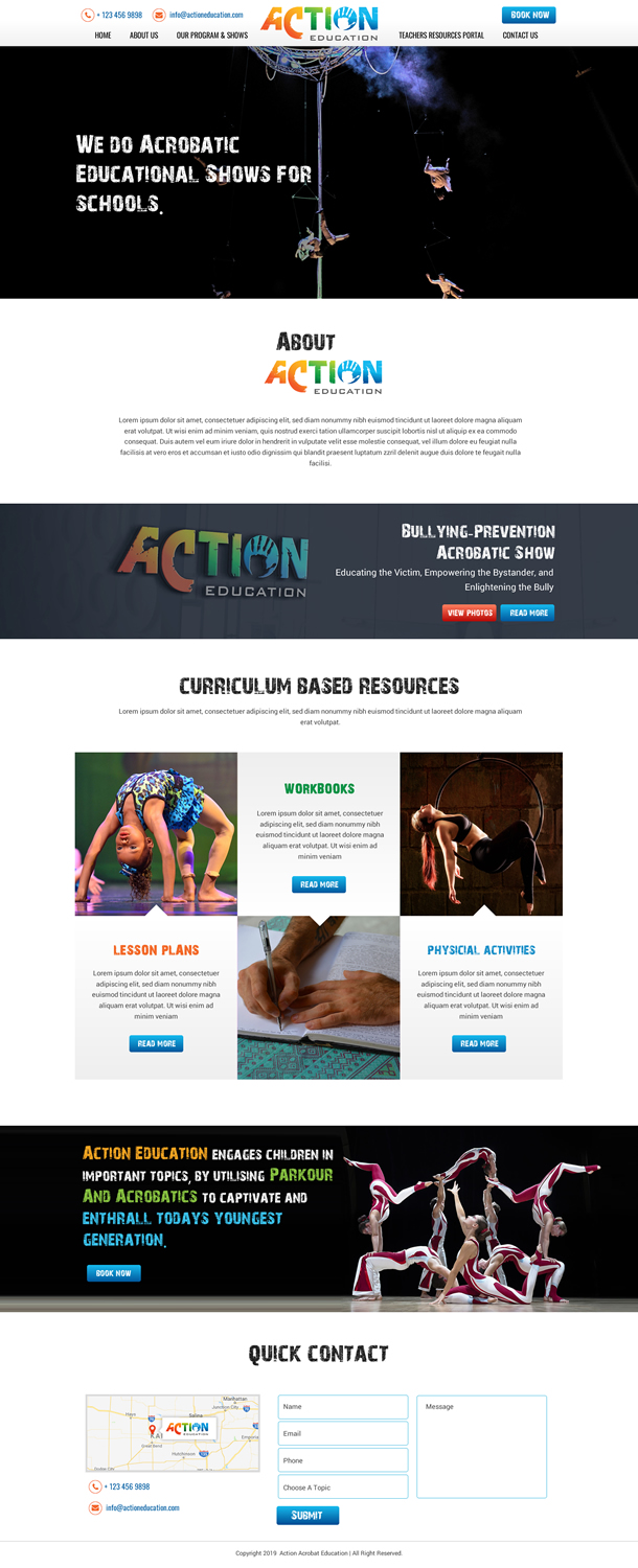 Web Design par Sbss pour Action Reaction Entertainment | Design #20677156