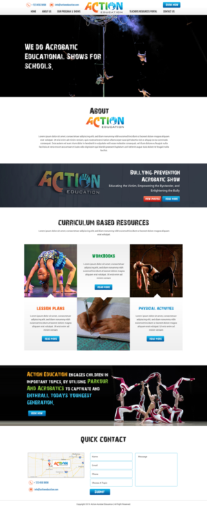 Website needed for Entertainment Company [Wordpress & Mobile Site] (Contest) | Diseño Web por Sbss