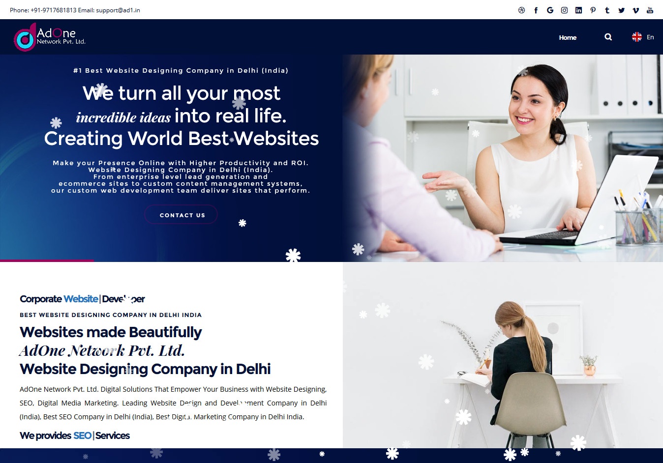 Web Design by AdOne Network Pvt. Ltd. for Action Reaction Entertainment | Design #20676037