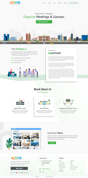 Web Design par Adveart M pour Action Reaction Entertainment | Design #20649918