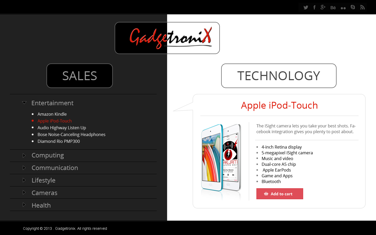 Web Design by the-lion-king for GadgetroniX | Design #2926182
