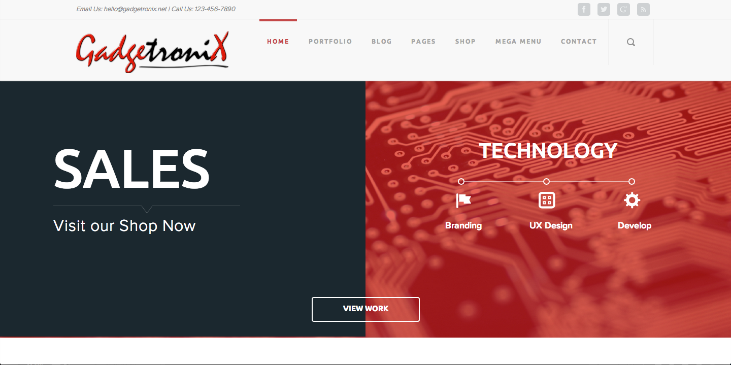 Web Design par NessDesign pour GadgetroniX | Design #2989997