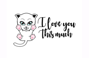 Cute playful kitten T-shirt design with a tagline | T-Shirt-Design von NILDesigns