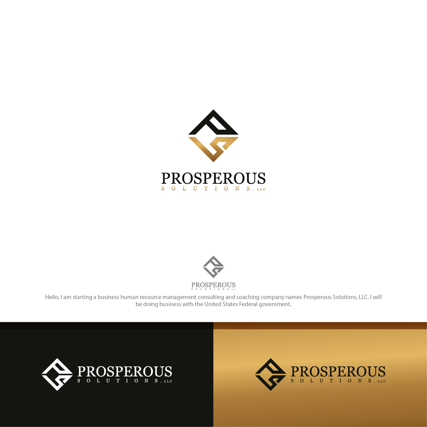 Logo-Design von 4tech services für Prosperous Investments, LLC | Design #20649382