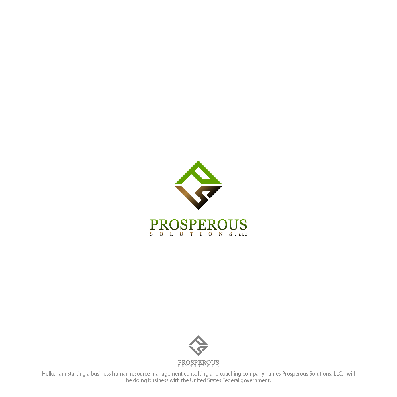 Logo Design by 4tech services for Prosperous Investments, LLC | Design #20652983