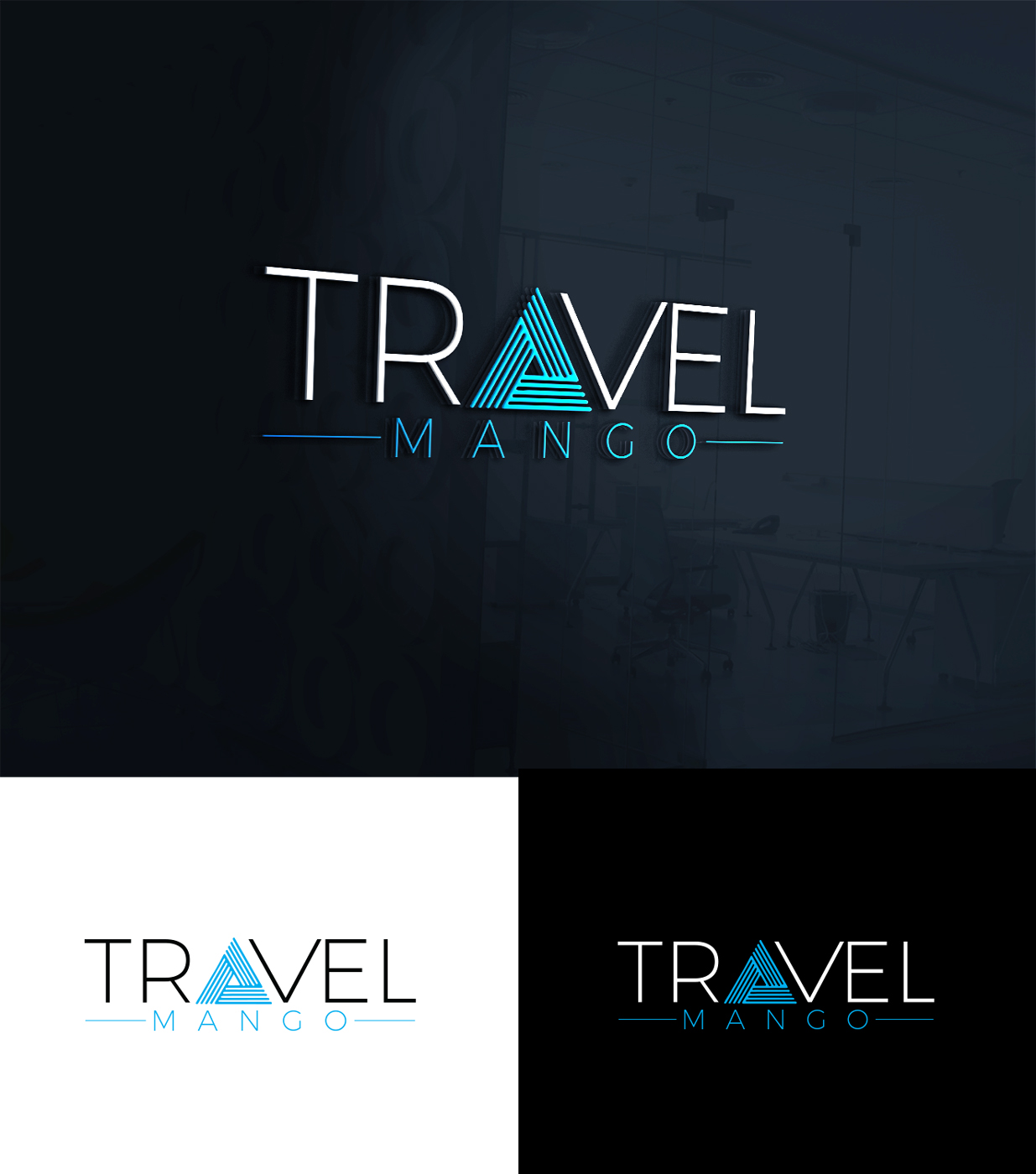 Logo Design by Farooq Zahid for Travel Mango | Design #20655891