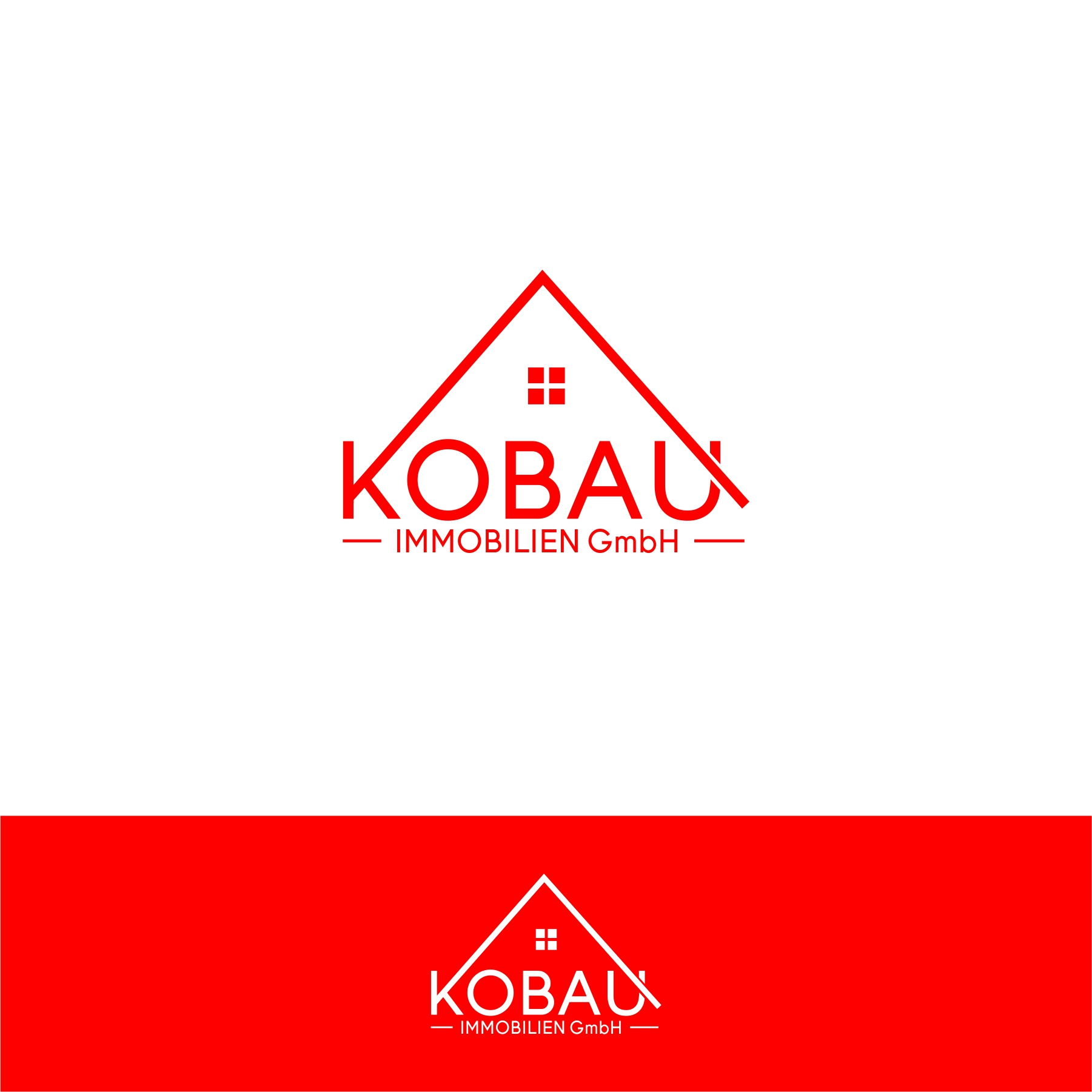 Logo Design by debdesign for KOBAU Immobilien GmbH | Design #20658782