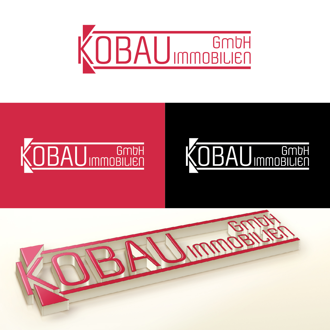 Logo-Design von Adnan Ansari für KOBAU Immobilien GmbH | Design #20688095