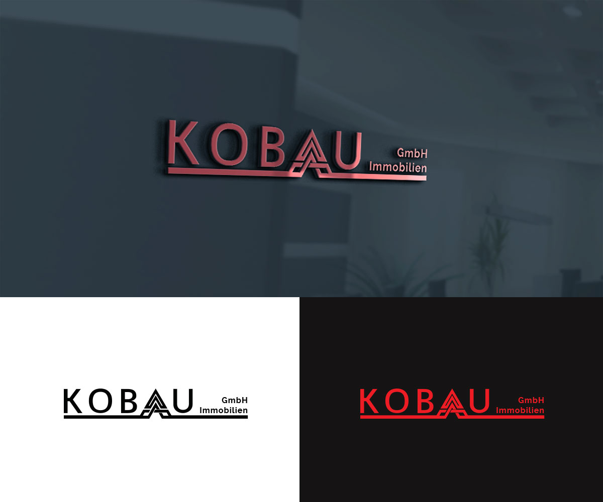 Logo Design by POONAM 44 for KOBAU Immobilien GmbH | Design #20666634