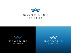 Woodbine Aviation | Logo Design by Atvento Graphics