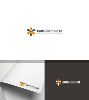 Losam Marketing Lab, le 1er laboratoire des meilleures pratiques marketing B2B | Logo Design by JohnM.