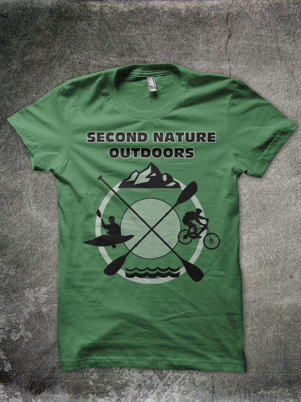 T-Shirt-Design von DestinedDesigns für Second Nature Outdoors Inc. | Design #20706555